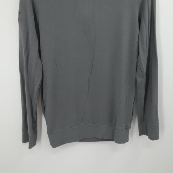 Travis Mathew Sweater Mens Small Gray 1/4 Zip Lightweight Kedler Classic Golf - Picture 11 of 14